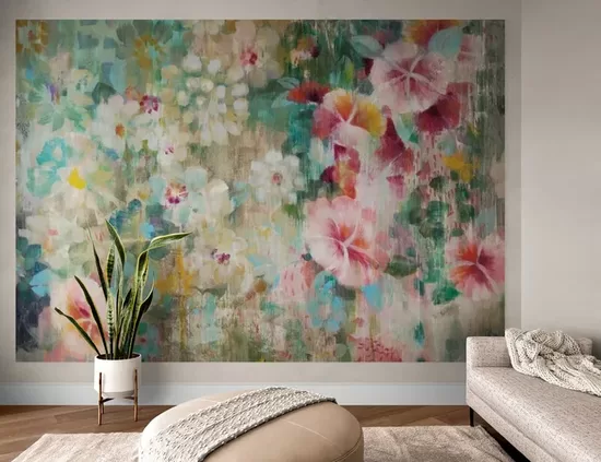 Фотообои: Импрессионистская Цветочная Живопись